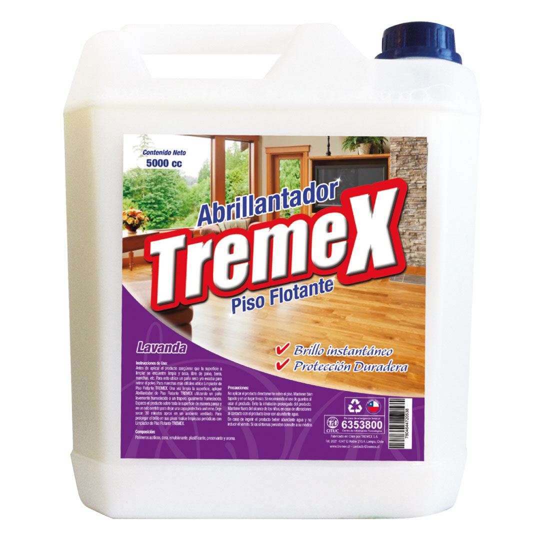 Abrillantador de Piso Flotante 5lt Tremex