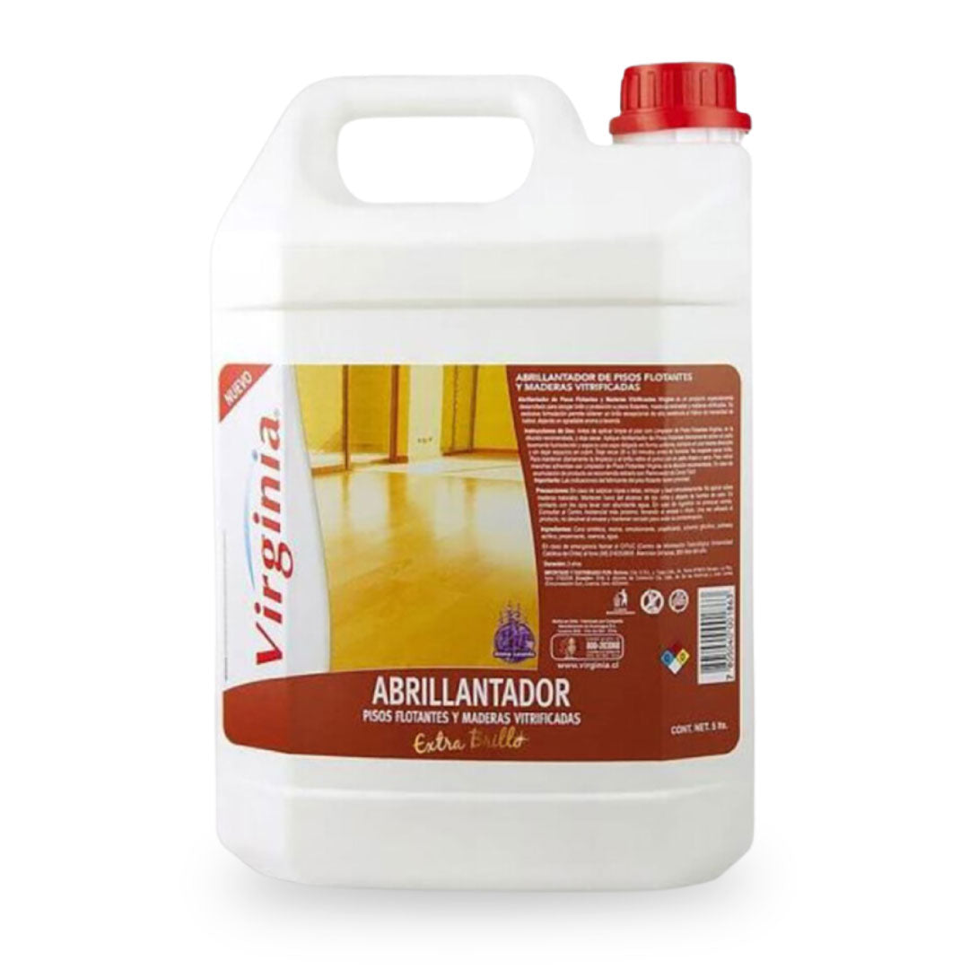 Abrillantador Virginia De Piso Flotante Lavanda 5 Lt