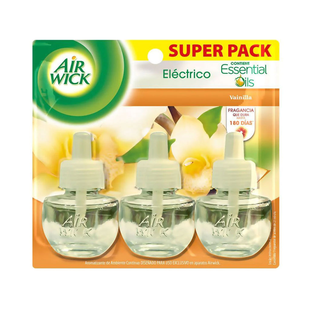 Desodorante Air Wick Electico Aparato+2 repuestos Vainilla 21 ml – aseomira